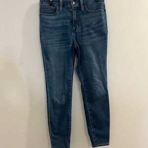 J. Crew Dark Blue Ankle Jeans